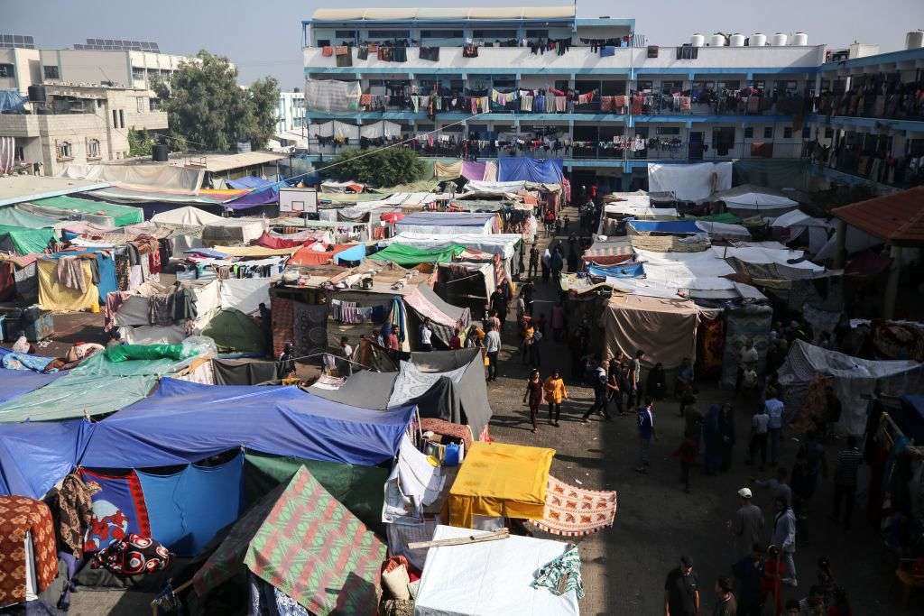 peampungan pengungsi gaza