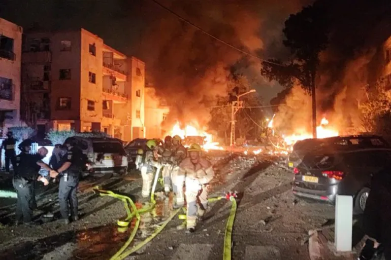 haifa setelah diserang iran